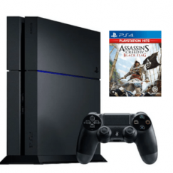 Console PS4 - 500GB + Assassins Creed Black FLag